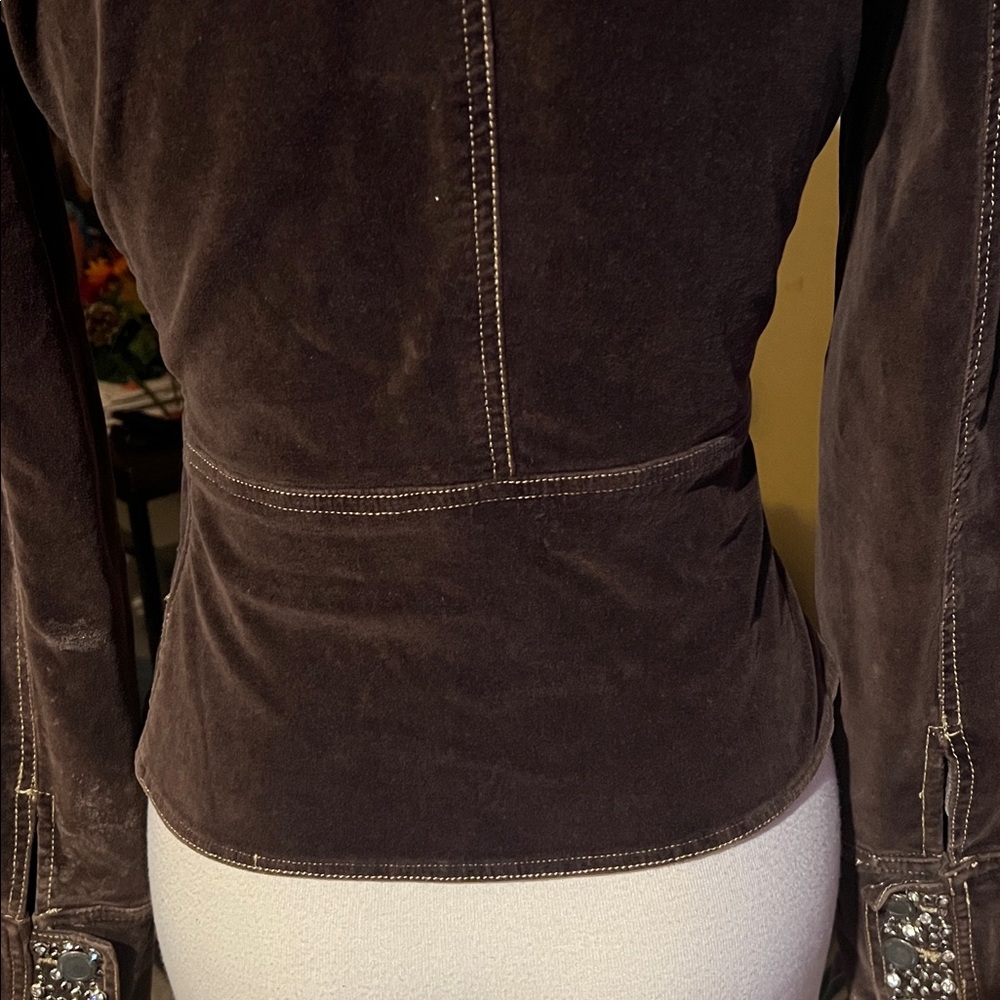 Twill 22 twenty two jacket with studs and bling - Picture 6 of 11
